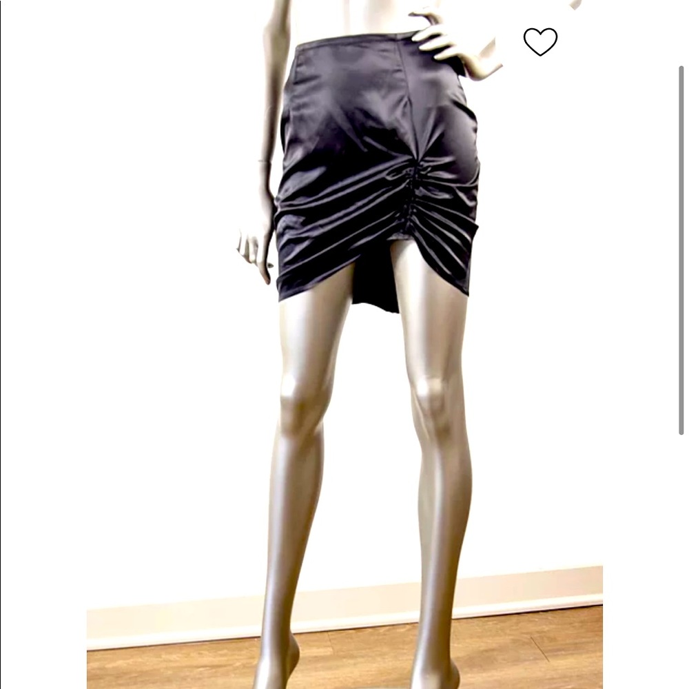 SATIN SKIRT